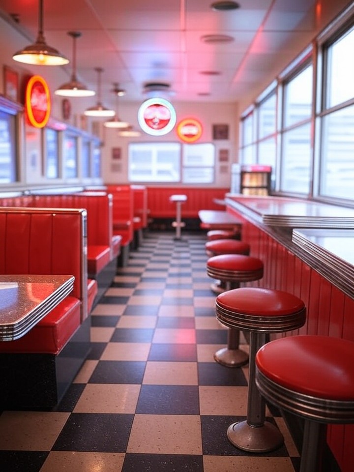 Sunny Side Diner interior